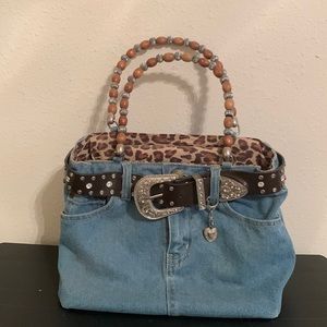 Denim purse